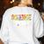 Science Teacher Tie Dye Science Teaching Back To School Women's Sweatshirt Back Print White Science Teacher Tie Dye Science Teaching Back To School Women's Sweatshirt Back Print White
