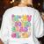In My Second Grade Era Teachers Women Back To School Girls Women's Sweatshirt Back Print White