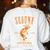 Sedona Arizona Southwestern Style Souvenir Vintage Women's Sweatshirt Back Print White