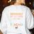 Seriously We All Know I'm The Favorite Teacher Teacher Women's Sweatshirt Back Print White Seriously We All Know I'm The Favorite Teacher Teacher Women's Sweatshirt Back Print White