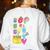 She Works Willingly With Her Hands Proverbs Daycare Teacher Men Women Women's Sweatshirt Back Print White