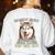 Siberian Husky Professional Human Trainer Women's Sweatshirt Back Print White