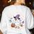 Silly Goose Spooky Teacher Club Halloween Witch Ghost Women's Sweatshirt Back Print White