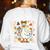 Silly Goose Teachers Club Cozy Fall Teacher Women's Sweatshirt Back Print White