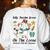 Silly Teacher Goose On The Loose School Out Summer Women Men Women's Sweatshirt Back Print White