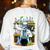 Skeleton Mad Scientist Halloween Costume Science Teacher Women's Sweatshirt Back Print White Skeleton Mad Scientist Halloween Costume Science Teacher Women's Sweatshirt Back Print White
