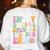 In My Social Studies Teacher Era Cute Social Studies Teacher Women's Sweatshirt Back Print White In My Social Studies Teacher Era Cute Social Studies Teacher Women's Sweatshirt Back Print White