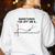 Sometimes I Go Off On a Tangent Math Teacher T Shirts Men Women Girls Kids Women's Sweatshirt Back Print White