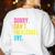 Sorry Can't Pickleball Bye Teacher Student Sport Women's Sweatshirt Back Print White Sorry Can't Pickleball Bye Teacher Student Sport Women's Sweatshirt Back Print White