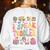 I Speak Toddler Teacher Pre-K Frist Day Back To School Women's Sweatshirt Back Print White I Speak Toddler Teacher Pre-K Frist Day Back To School Women's Sweatshirt Back Print White