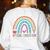 Special Education Dream Team Rainbow SPED Teacher Autism Women's Sweatshirt Back Print White Special Education Dream Team Rainbow SPED Teacher Autism Women's Sweatshirt Back Print White