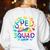 Special Education Teacher Sped Squad SPED Teacher Tie Dye Women's Sweatshirt Back Print White Special Education Teacher Sped Squad SPED Teacher Tie Dye Women's Sweatshirt Back Print White