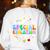 Special Education Teacher SPED Squad Team Kids Men Groovy Women's Sweatshirt Back Print White Special Education Teacher SPED Squad Team Kids Men Groovy Women's Sweatshirt Back Print White