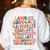 Sped Caffeinate Advocate Laminate Educate Teacher Men Women Kids Women's Sweatshirt Back Print White Sped Caffeinate Advocate Laminate Educate Teacher Men Women Kids Women's Sweatshirt Back Print White