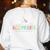 SPED Dream Team Teachers Special Education Silly Goose Women's Sweatshirt Back Print White
