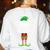 SPED Squad Elf Teacher Matching Christmas Party Pajama Women's Sweatshirt Back Print White SPED Squad Elf Teacher Matching Christmas Party Pajama Women's Sweatshirt Back Print White