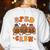 Sped Teacher Crew Thanksgiving Special Education Teacher Women's Sweatshirt Back Print White Sped Teacher Crew Thanksgiving Special Education Teacher Women's Sweatshirt Back Print White