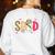 Sped Teacher Halloween Ghost Special Education Preppy Fall Women's Sweatshirt Back Print White Sped Teacher Halloween Ghost Special Education Preppy Fall Women's Sweatshirt Back Print White