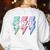 SPED Teacher Squad Lightning Bolt Special Education Women's Sweatshirt Back Print White SPED Teacher Squad Lightning Bolt Special Education Women's Sweatshirt Back Print White