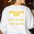 Spelling Bee Costume For a Halloween Teacher Pun Women Women's Sweatshirt Back Print White