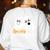 Spooky Inequalities Ghosts Halloween Math Teacher Women's Sweatshirt Back Print White Spooky Inequalities Ghosts Halloween Math Teacher Women's Sweatshirt Back Print White