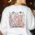 Spooky Music Teacher Halloween Music Teaching Men Women Women's Sweatshirt Back Print White
