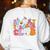 Spooky Teacher Club Halloween Women's Sweatshirt Back Print White