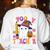Spooky Teacher Ghost Pencil Teach Halloween Teacher Women's Sweatshirt Back Print White Spooky Teacher Ghost Pencil Teach Halloween Teacher Women's Sweatshirt Back Print White