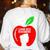 I Stand With Teachers Tshirt Women's Sweatshirt Back Print White