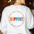 Student Support Team Counselor Social Worker Teacher Crew Women's Sweatshirt Back Print White