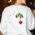 My Students Stole My Heart School Teacher Christmas Men Women Kids Women's Sweatshirt Back Print White