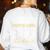 Substitute Teacher T Shirt School Tee Women's Sweatshirt Back Print White