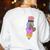 Being A Substitute Teacher Substitute Teaching Women's Sweatshirt Back Print White Being A Substitute Teacher Substitute Teaching Women's Sweatshirt Back Print White