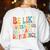 Be Like Subtraction And Make A Difference Math Teacher Women Women's Sweatshirt Back Print White