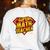 Super Math Teacher Educational Superhero Women's Sweatshirt Back Print White Super Math Teacher Educational Superhero Women's Sweatshirt Back Print White