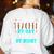 Super Teacher By Day Super Tired By Night Superhero Teacher Men Women Women's Sweatshirt Back Print White