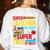 Super Teacher By Day Super Tired By Night Superhero Teacher Women's Sweatshirt Back Print White Super Teacher By Day Super Tired By Night Superhero Teacher Women's Sweatshirt Back Print White