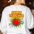Superhero Teacher Appreciation Teaching Tee Women's Sweatshirt Back Print White Superhero Teacher Appreciation Teaching Tee Women's Sweatshirt Back Print White