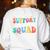 Support Dream Services Team Groovy Teacher Support Squad Women's Sweatshirt Back Print White Support Dream Services Team Groovy Teacher Support Squad Women's Sweatshirt Back Print White