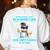 Surviving The Teacher Life Pjs Pajamas Christmas Xmas Teache Women's Sweatshirt Back Print White