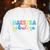 Sustantivo Maestra Fabulosa Adjetivo Spanish Teacher Women's Sweatshirt Back Print White Sustantivo Maestra Fabulosa Adjetivo Spanish Teacher Women's Sweatshirt Back Print White