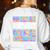 Tap Dance Words Lover Tap Dancer Dancing Teacher Women's Sweatshirt Back Print White Tap Dance Words Lover Tap Dancer Dancing Teacher Women's Sweatshirt Back Print White