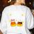 I Teach The Cutest Candy Corn In The Bunch Teacher Halloween Women's Sweatshirt Back Print White I Teach The Cutest Candy Corn In The Bunch Teacher Halloween Women's Sweatshirt Back Print White