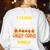 I Teach The Cutest Candy Corn In The Patch Teacher Halloween Women's Sweatshirt Back Print White