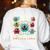 I Teach The Cutest Little Monsters Teacher Halloween Outfit Women's Sweatshirt Back Print White I Teach The Cutest Little Monsters Teacher Halloween Outfit Women's Sweatshirt Back Print White