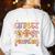 I Teach The Cutest Pumpkins In The Patch Teacher Retro Women's Sweatshirt Back Print White