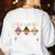 I Teach The Cutest Turkeys School Teachers Thanksgiving Women's Sweatshirt Back Print White I Teach The Cutest Turkeys School Teachers Thanksgiving Women's Sweatshirt Back Print White