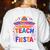 Teach Like It'S A Fiesta Teachers Sombrero Cinco De Mayo Women's Sweatshirt Back Print White Teach Like It'S A Fiesta Teachers Sombrero Cinco De Mayo Women's Sweatshirt Back Print White
