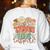 Teach Love Inspire Retro Groovy Daisy Back To School Teacher For Men Women Kids Women's Sweatshirt Back Print White Teach Love Inspire Retro Groovy Daisy Back To School Teacher For Men Women Kids Women's Sweatshirt Back Print White