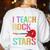 I Teach Rockstars Band Vibes Teacher Rocks My Music Teaching Women's Sweatshirt Back Print White I Teach Rockstars Band Vibes Teacher Rocks My Music Teaching Women's Sweatshirt Back Print White